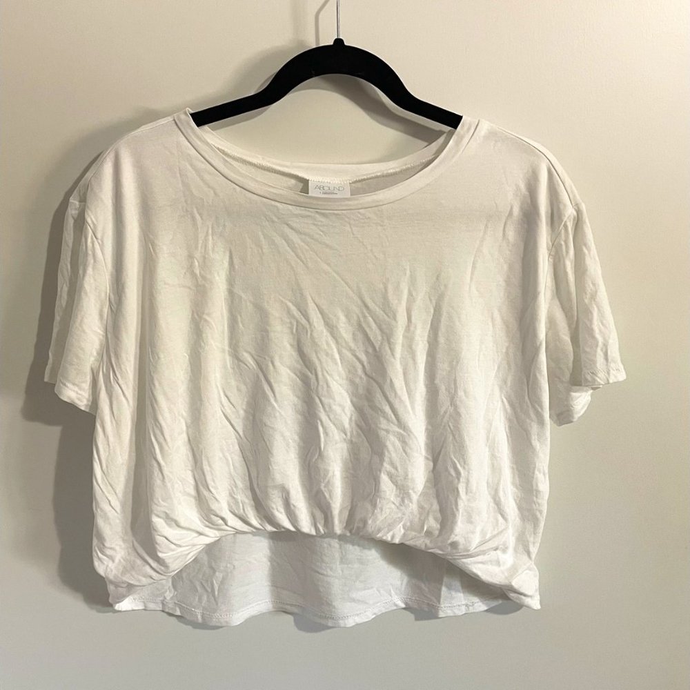 Crop Top T-Shirt by Abound, Size L, White